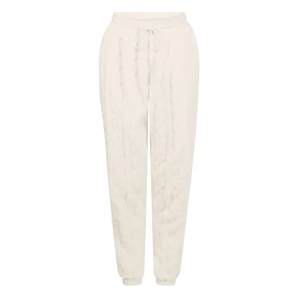 Jogger en polaire torsadée - Blanc