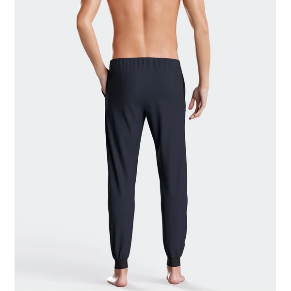 Jogging homme uni bleu marine en Lyocell