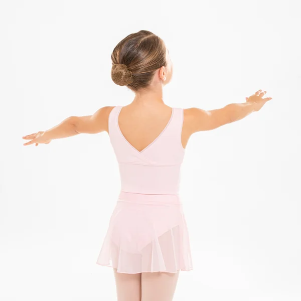 Jupette portefeuille danse classique en voile fille, rose