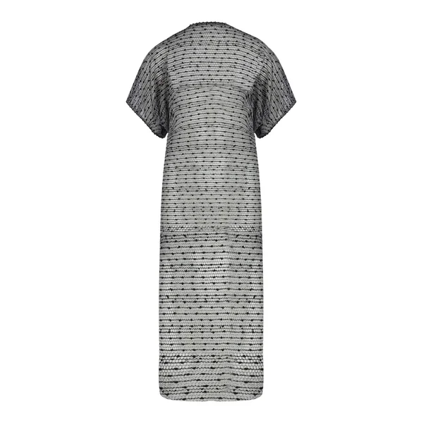 Kaftan long La Sexy Résille Gris Chiné