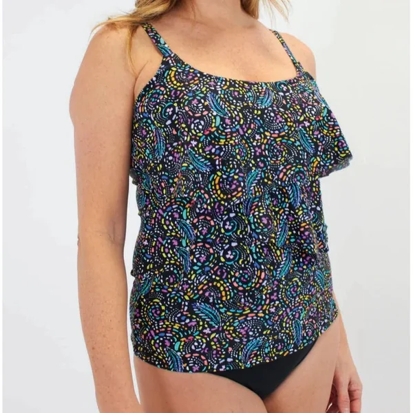Karmilla - Haut de Tankini à étages avec cerceau Multi 10