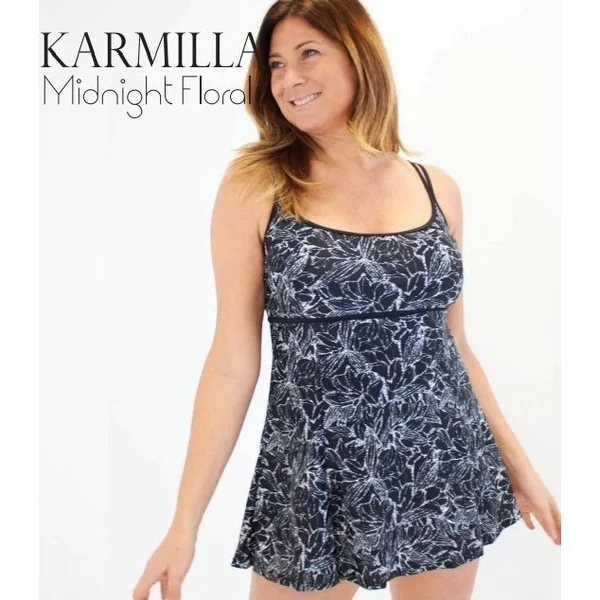 Karmilla - Robe maillot Noir et Blanc 24W