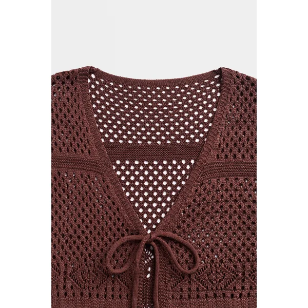 Kimono cover up marron