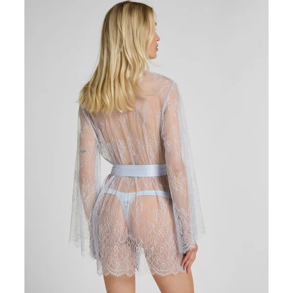 Kimono en Dentelle - Bleu
