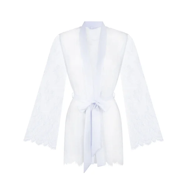 Kimono en Dentelle - Bleu