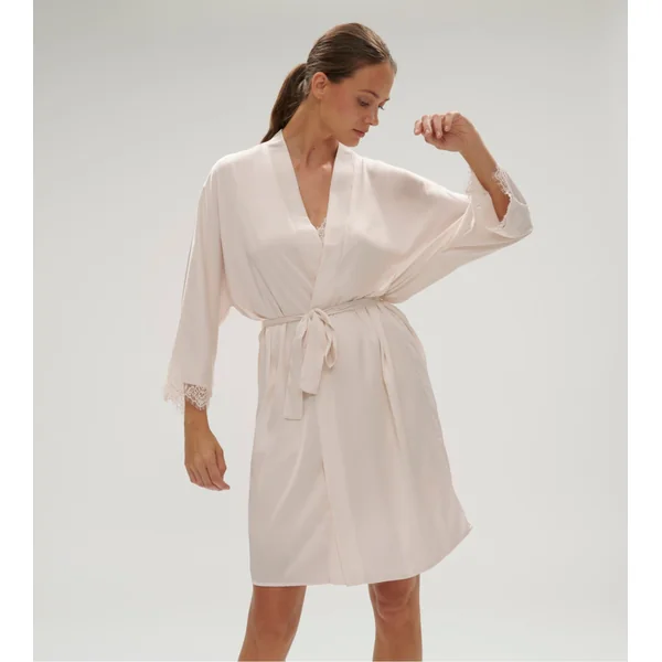 Kimono Satin Secrets Rose Sakura