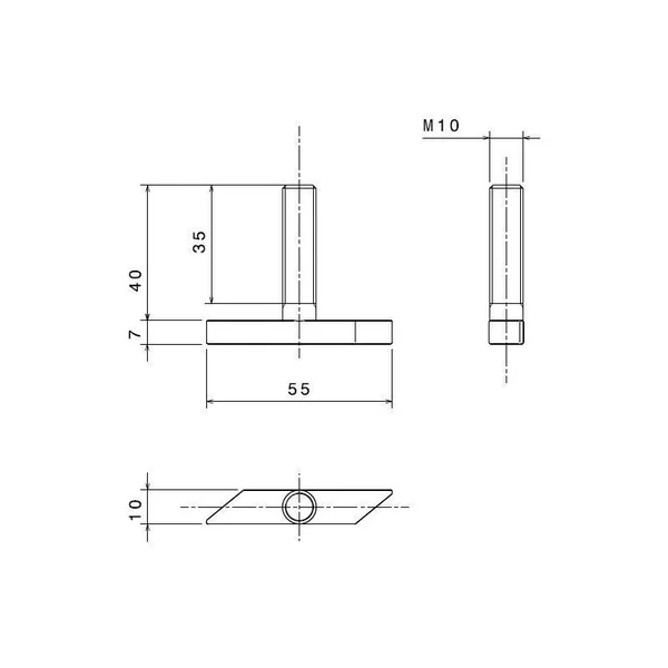 Kit de 4 Fixations Bumper Défense de Ponton