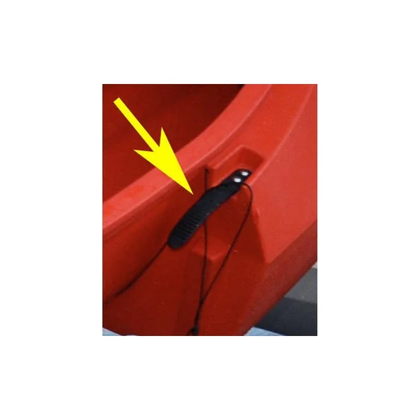 Lanière plastique crantée pour kayaks modulables