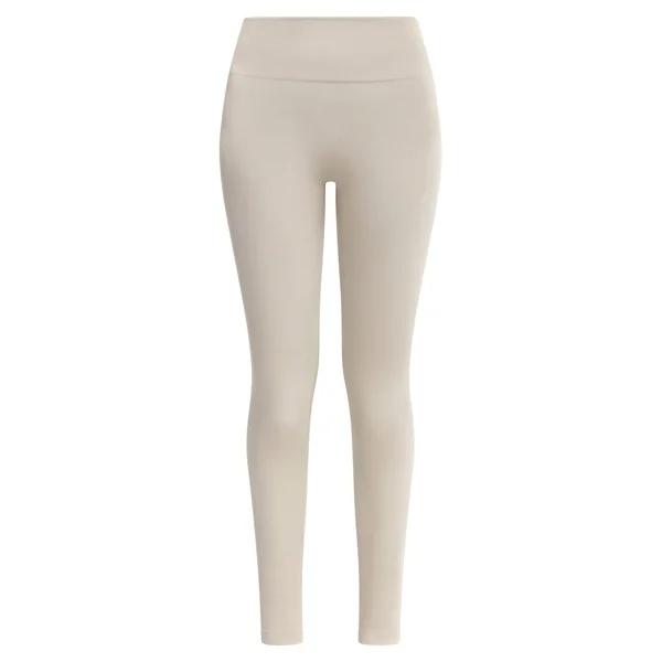 Legging femme Beige en maille côtelée Dim Comfywear