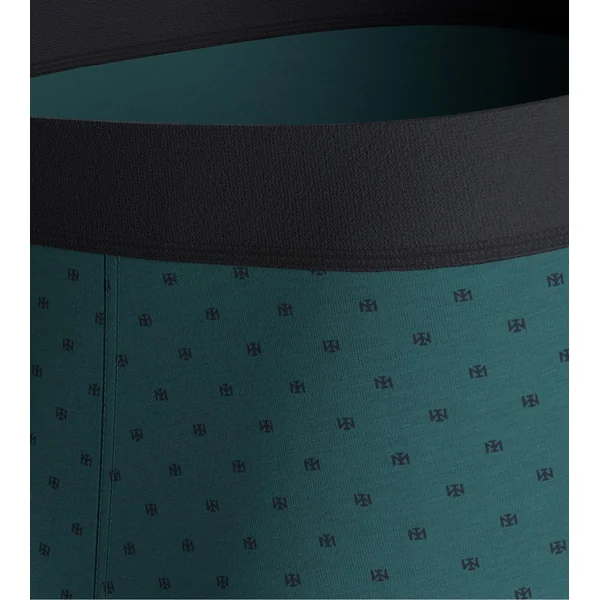 Lot de 2 boxers ceinture confort Noir Vert