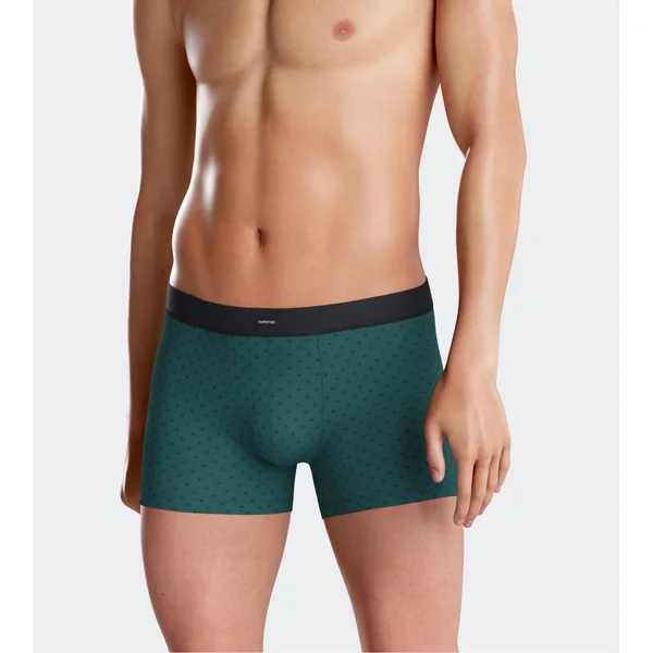 Lot de 2 boxers ceinture confort Noir Vert