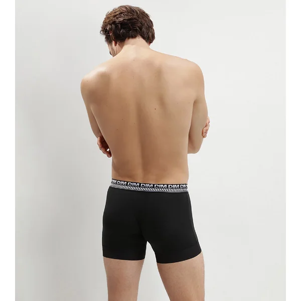 Lot de 2 boxers noirs pour homme 3D Stay and Fit