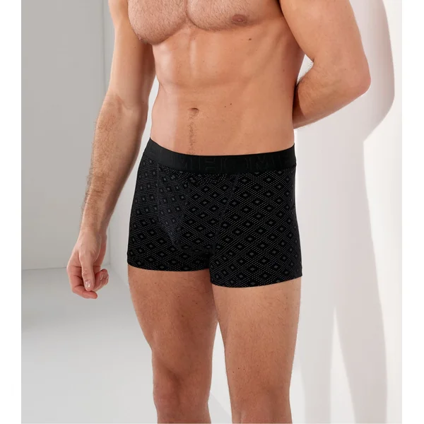 Lot de 2 boxers pour homme avec ouverture HO1 Neels noir/imprimé