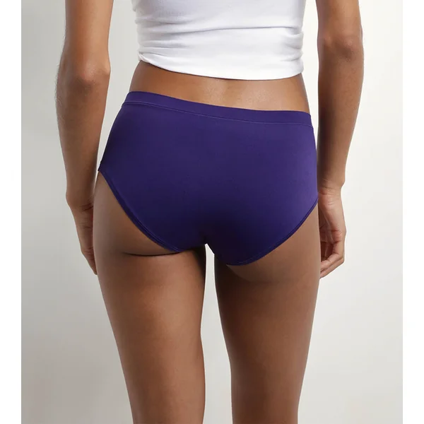 Lot de 2 shorties femme en microfibre Fuchsia et Violet Oh My Dim’s