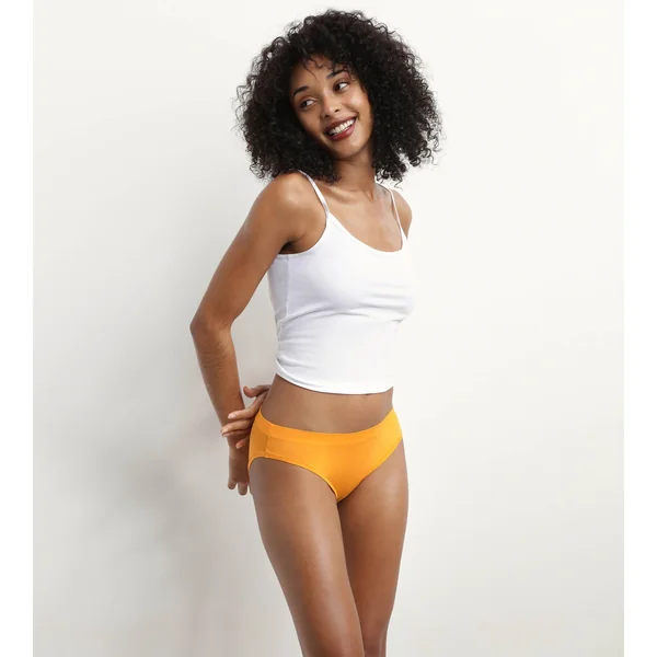 Lot de 2 slips femme en coton et nylon Fuchsia Jaune Oh My Dim’s