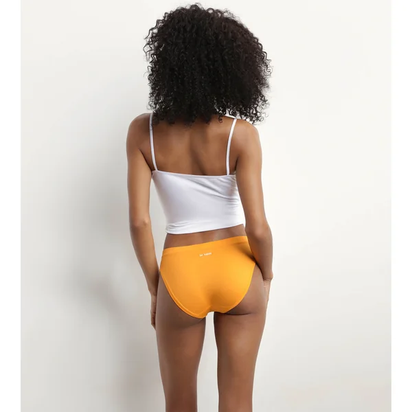 Lot de 2 slips femme en coton et nylon Fuchsia Jaune Oh My Dim’s
