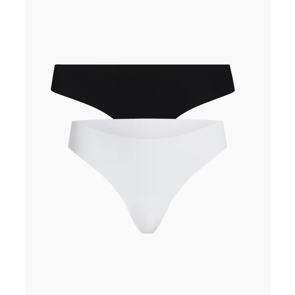 Lot de 2 Strings Invisibles - Blanc