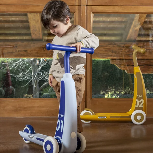Lot de 2 Trottinettes Dino bleu