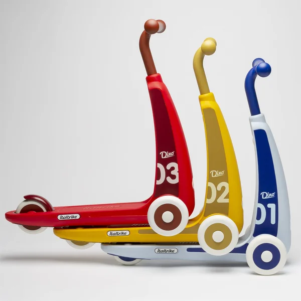 Lot de 2 Trottinettes Dino bleu