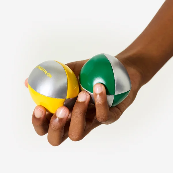 Lot de 3 balles de jonglage pour petites mains 55mm 60g + sac de transport