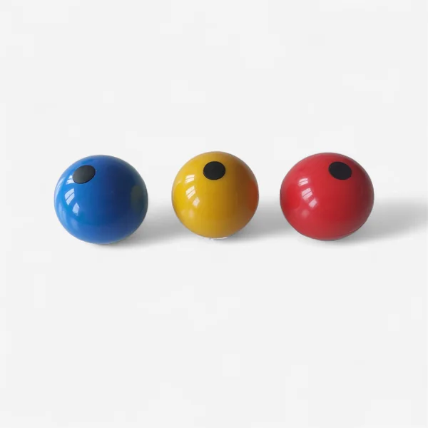 Lot de 3 balles à grains 65 mm (90 g) - rouge/bleu/jaune