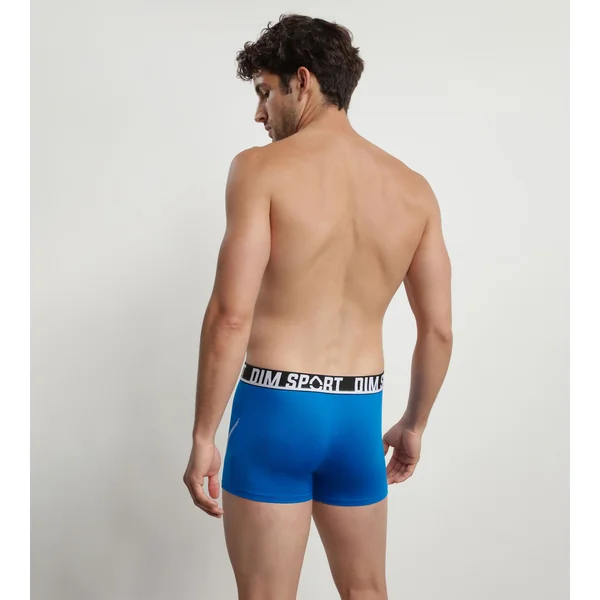 Lot de 3 boxers homme microfibre thermorégulateur Bleu Dim Sport