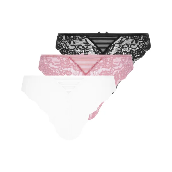 Lot de 3 culottes brésiliennes Belle - Rose