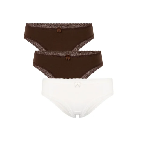 Lot de 3 Georgia - Marron