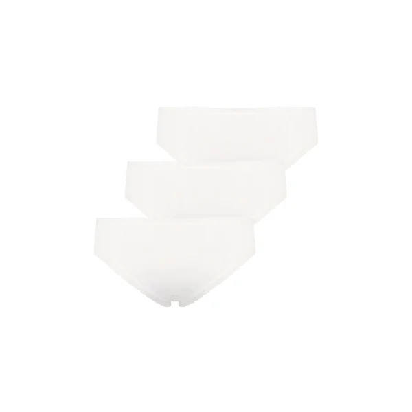 Lot de 3 shorts brésiliens en coton Georgia - Blanc