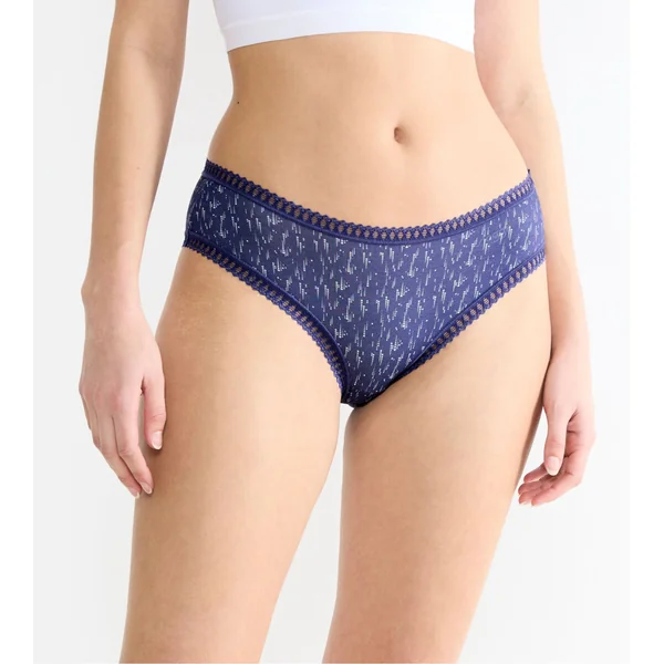 Lot de 3 Shorty Hipster Go Crush Bleu/Rose
