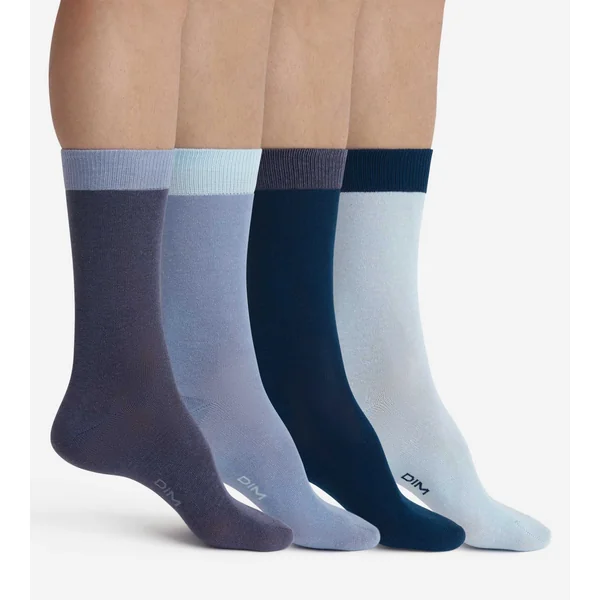 Lot de 4 paires de chaussettes homme Bleu EcoDim Mode