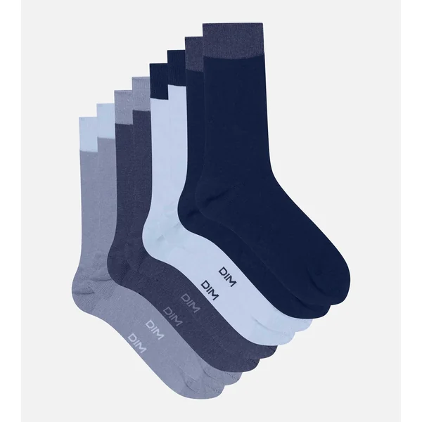 Lot de 4 paires de chaussettes homme Bleu EcoDim Mode
