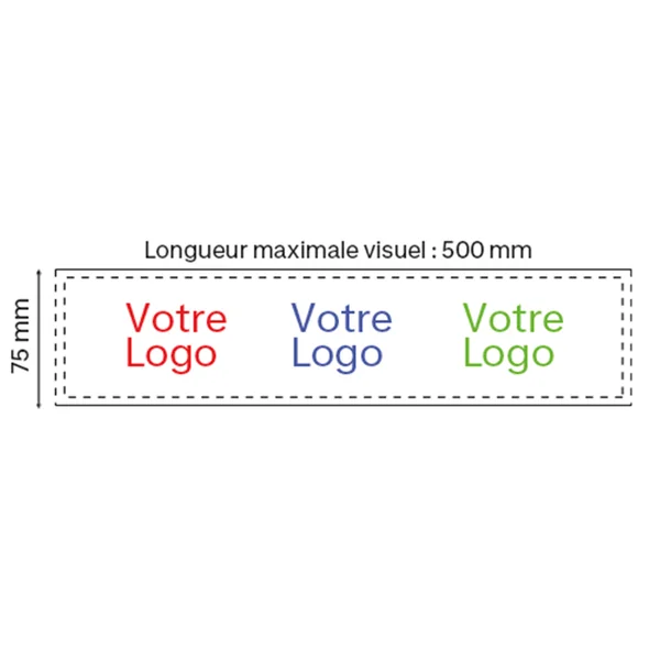 Lot de 6 rubans de délimitation 250m à personnaliser 3 couleurs