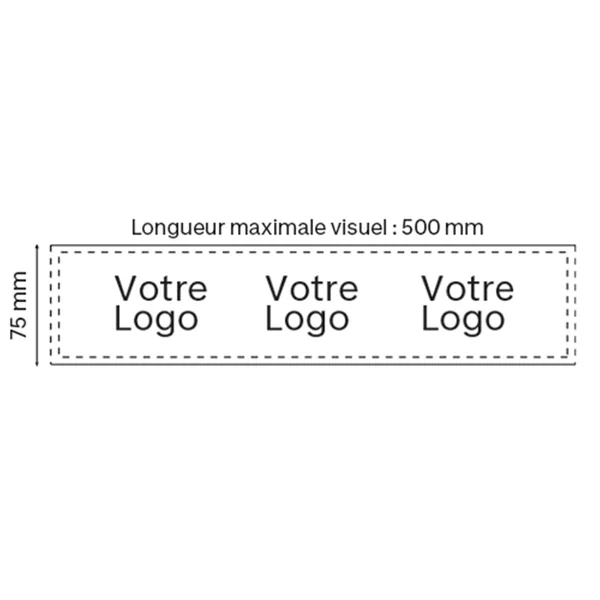 Lot de 6 rubans de délimitation 250m à personnaliser mono-couleur