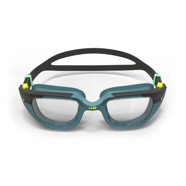 Lunettes de Natation Enfants Verres Clairs SPIRIT Noir Bleu