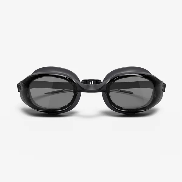 Lunettes de natation Taille Unique - Bfit noires verres fumées noir