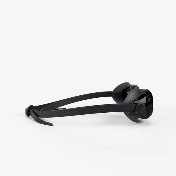 Lunettes de natation Taille Unique - Bfit noires verres fumées noir
