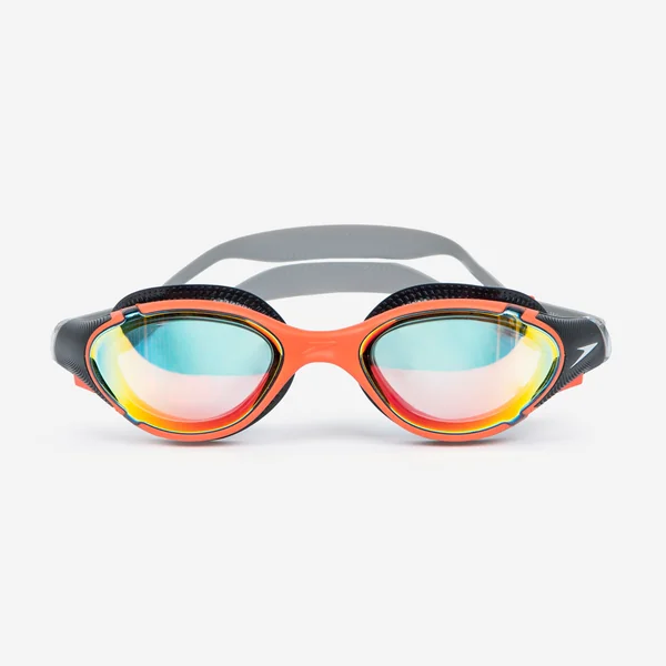 Lunettes de natation verres miroirs - Speedo Biofuse 2.0 noir orange