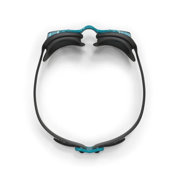 Lunettes de natation xbase - verres clairs - taille unique - noir bleu