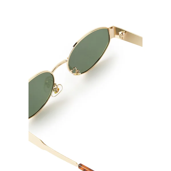 Lunettes de soleil dorées