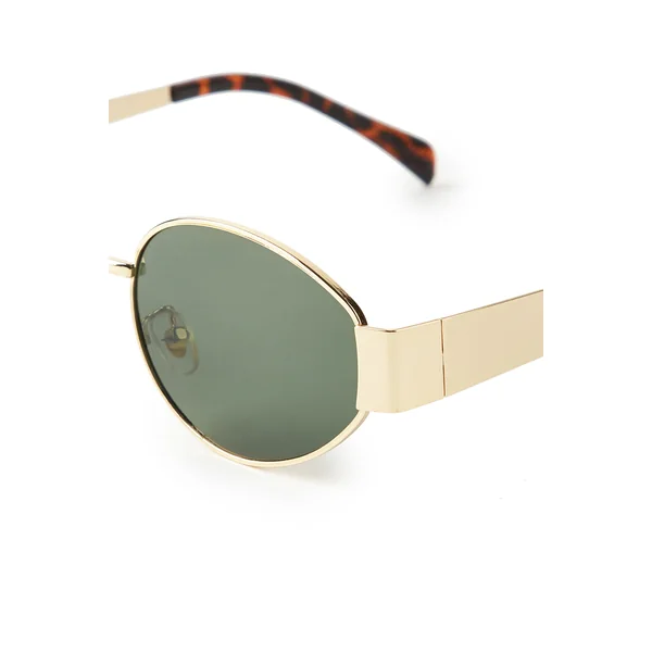 Lunettes de soleil dorées