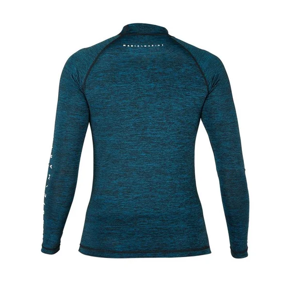 Lycra Manches longues Cube Rashvest Bleu Femme