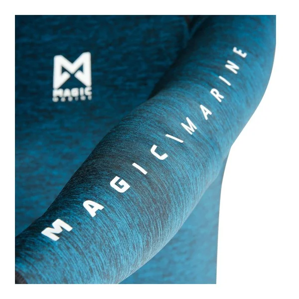 Lycra Manches longues Cube Rashvest Bleu Femme
