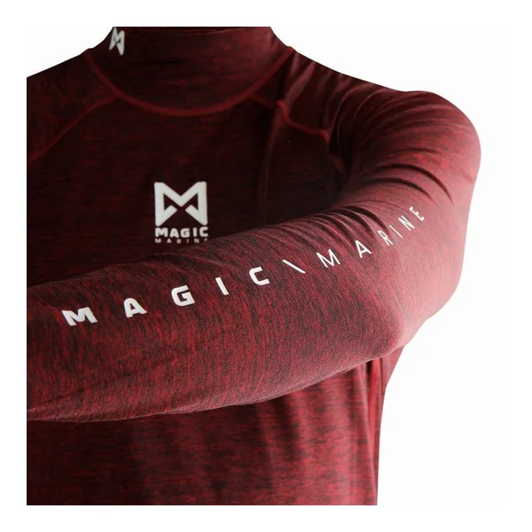 Lycra Manches longues Cube Rashvest Rouge Homme