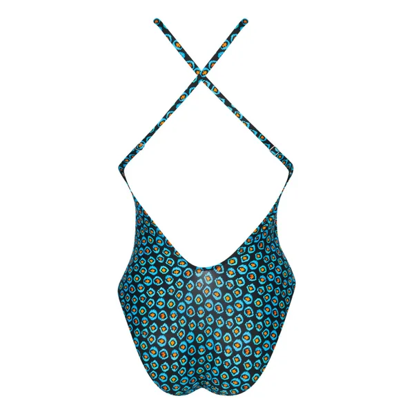 Maillot de bain 1 pièce nageur LA VAGABONDE Pois Soleil