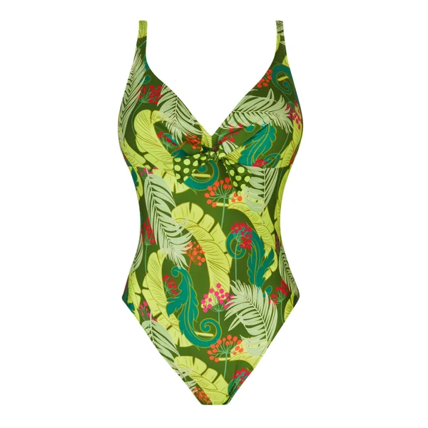 Maillot de bain 1 pièce Nageur Maintien La Venus Nature Vert Tropic