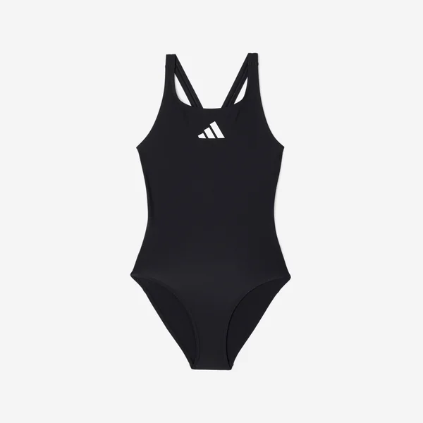 Maillot de bain 1 pièce natation fille, Adidas noir