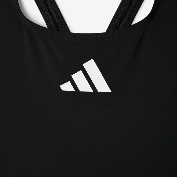 Maillot de bain 1 pièce natation fille, Adidas noir
