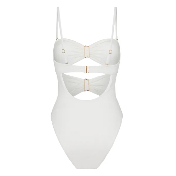 Maillot de bain Crinkle - Blanc
