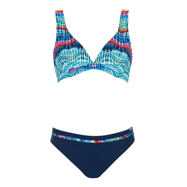 Maillot de bain deux pièces armatures Bleu Multicolore